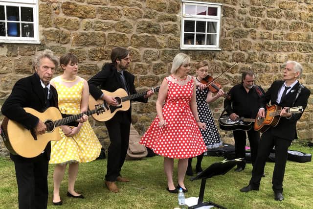 10th Avenue Band at the Alnmouth Arts Festival.