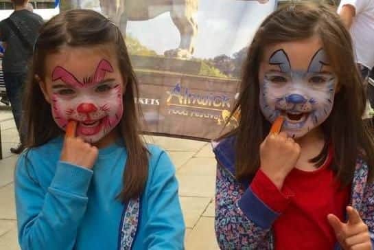 Youngsters enjoying the fun at last year's Taste of the North event in Alnwick
