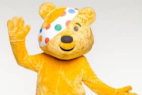 BBC Children in Need mascot Pudsey Bear.