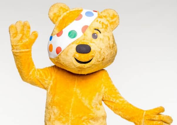BBC Children in Need mascot Pudsey Bear.