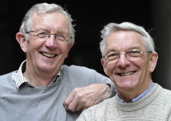 Alan Davison and Brian Harle, right, pictured in 2011. Picture by Jane Coltman.