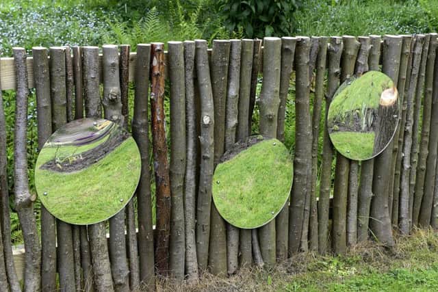 One of the features in the sensory garden.  Picture by Jane Coltman