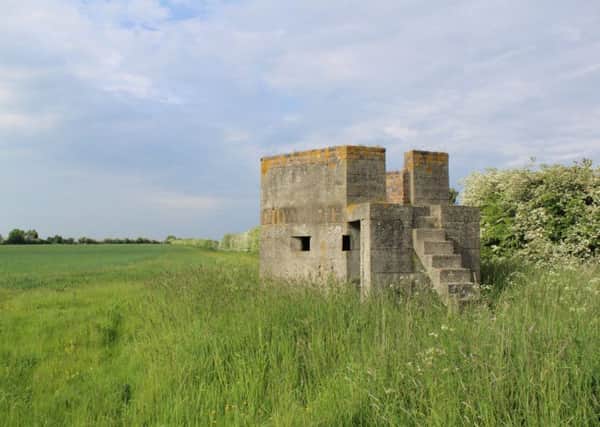 World War II anti-aircraft machinegun tower.