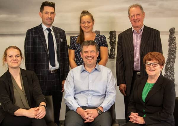 Top, from left: Ross Golightly (Sphera Consulting), Lucy Cansfield (Programme Manager, Business Northumberland), Ian Swain (IS Business and Finance). Bottom, from left: Katherine Briggs (Finchale Training), John Allan (Altius Online Marketing), Pat Beaumont (Beaumont Associates).