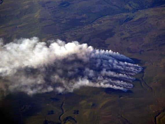 The fires at the Otterburn ranges.