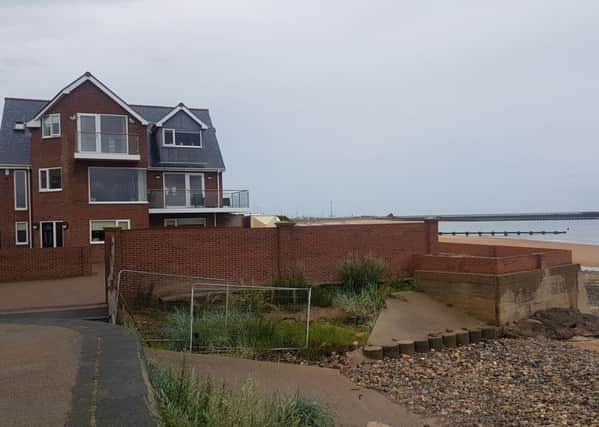 Bayview, one of the seafront properties on Beachway in Blyth.