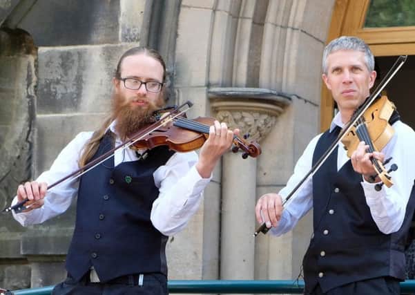 Legless perform at Rothbury Traditional Music Festival.
 Picture by Jane Coltman