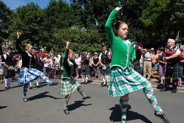 Highland dancing at Rothbury Traditional Music Festival.
 Picture by Jane Coltman