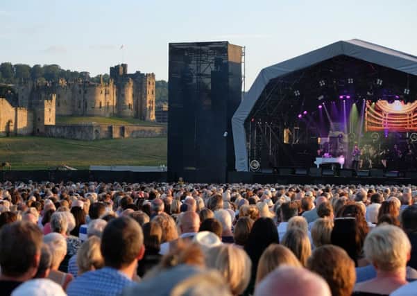 Il Divo on stage in Alnwick. Picture by Jane Coltman