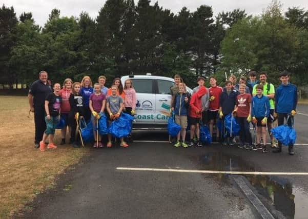 Students from Alnwicks Duchesss Community High School have been helping to give a number of Northumberland beaches a tidy up.