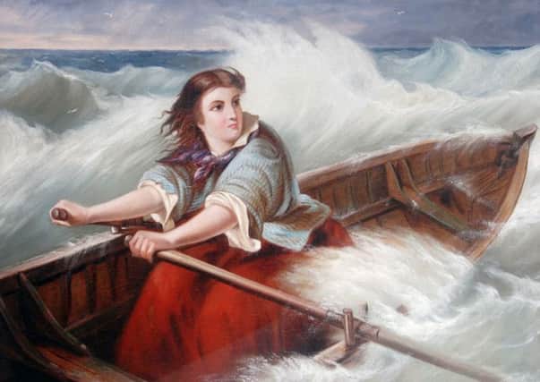 Grace Darling, by Thomas Brooks. Picutre courtesy of RNLI Heritage Trust.