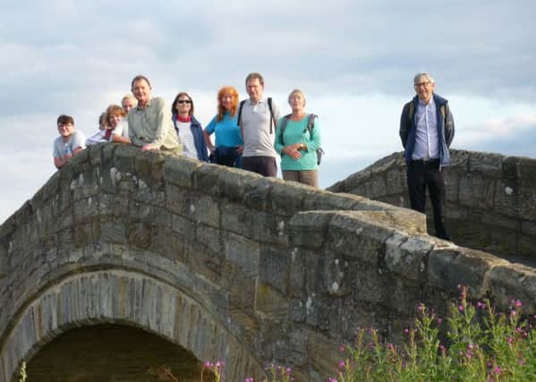 Members of Morpeth Footpaths Society during the popular Stannington Circular walk last month, which passed local farms, businesses and homes, and ended in the Ridley Arms pub.