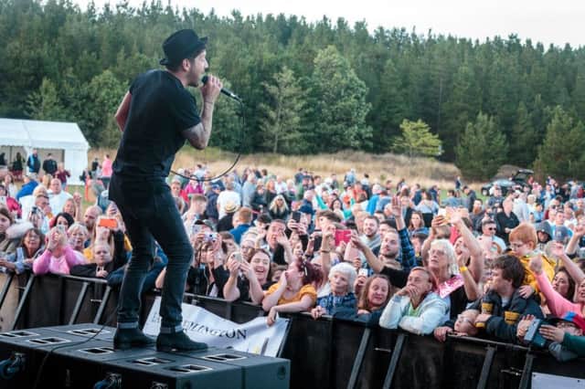 Matt Cardle performs at the Northumberland Live at Bedlington Festival. Pictures by Northumberland Live