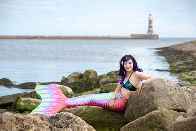 Hannah Potter dressed as Princess Alaria of the North Sea. Picture by David Wood