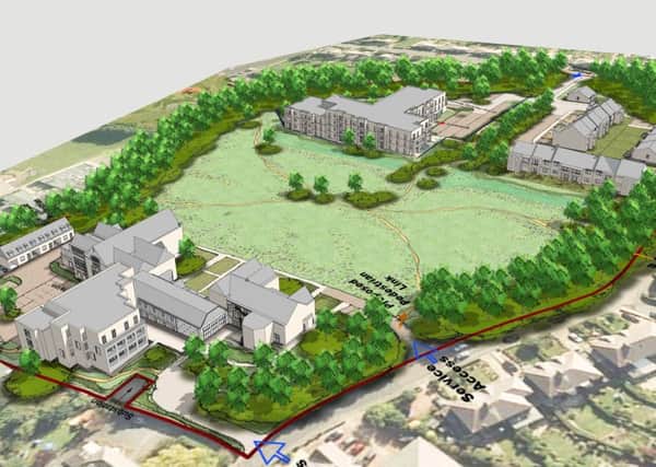 An artist's impression of the proposals for the Duke's School site.