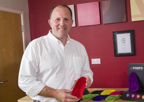 Chris Oakey, NHS and private podiatrist, based at Ponteland and Rothbury.