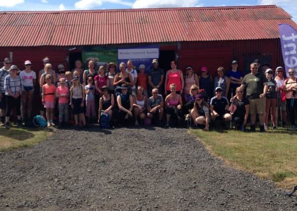 Walkers took part in a ramble at Wooler Common, raising funds for HospiceCare North Northumberland.