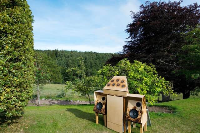 An interactive sound installation by Rob Blazey at Cragside. Picture by Colin Davison/National Trust Images