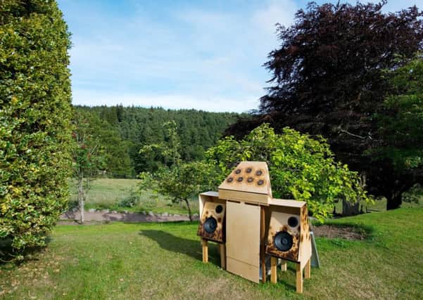 An interactive sound installation by Rob Blazey at Cragside. Picture by Colin Davison/National Trust Images