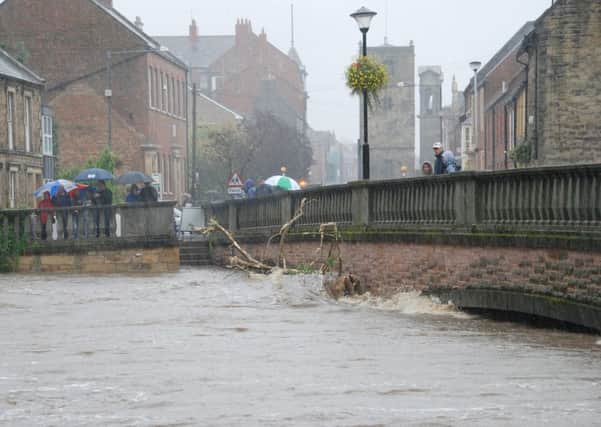 Flooding in Morpeth.
