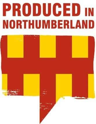 The Produced in Northumberland logo.