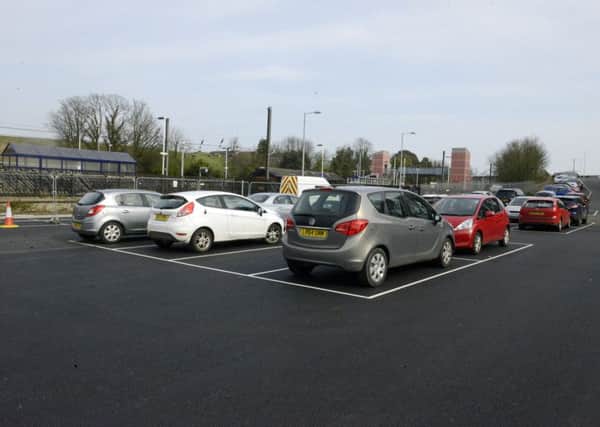 Car park spaces at Alnmouth Railway Station. Picture by Jane Coltman