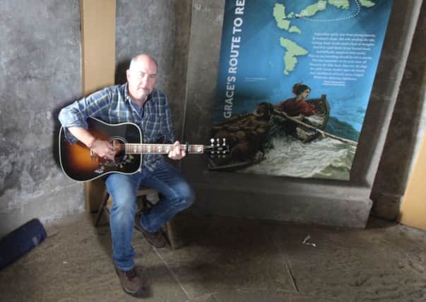 Andy Craig performing the song in Grace Darling's bedroom.