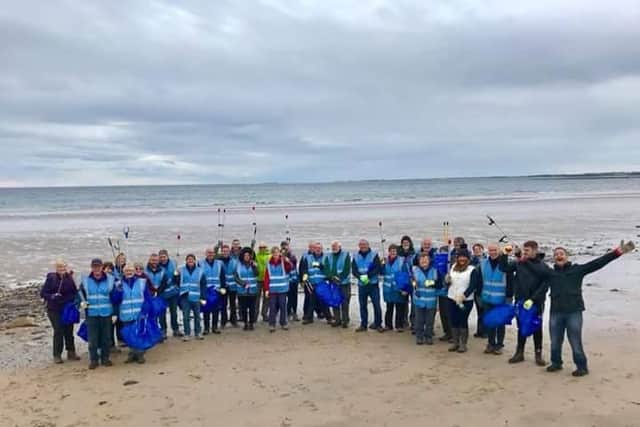 Seaton Point beach clean. Picture by Coast Care