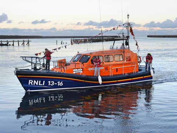 Amble lifeboat. Picture by Jane Coltman