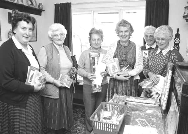 Remember when from 30 years ago, Whittingham coffee morning and Christmas card sale.