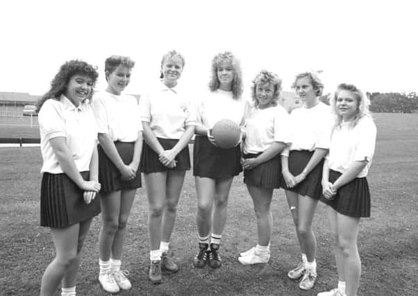 Remember when from 30 years ago, Coquet High School netball team