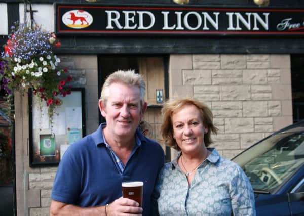 Mac and Jane McHugh, owners of The Red Lion in Alnmouth, who are hosting the charity beer festival.