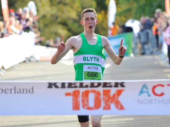 Josh Fiddaman, from Blyth Running Club, took first place in the 10k. Picture courtesy of North News