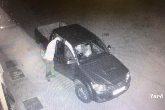 CCTV image from Mike Hope of Wooler.