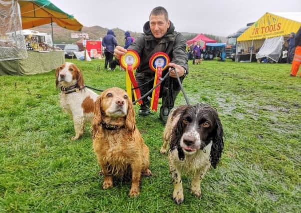 Edward Fenwicke-Clennell was delighted with the success of his dogs. Picture by Jane Coltman