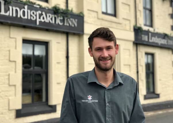 William Winslanley, assistant manager and Inspiration academy participant at The Lindisfarne Inn in Northumberland.
