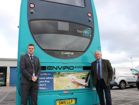 Stephen Wardle, Neighbourhood Services Area Manager and Cllr Glen Sanderson, Cabinet Member for Environment and Local Services.
