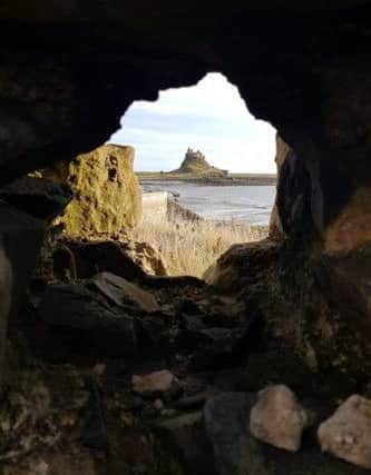 An unusual view of Lindisfarne Castle by Amy Hodgkiss-White. 267 Facebook likes