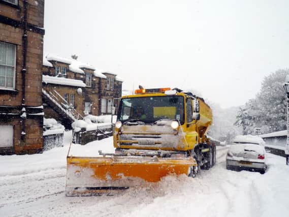 A Northumberland County Council gritter in Alnwick. Picture by Jane Coltman