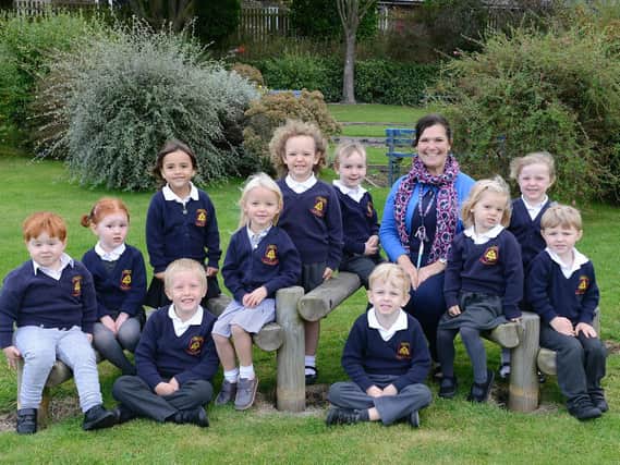 Happy days with the new pupils at Embleton School. Pictures by Jane Coltman