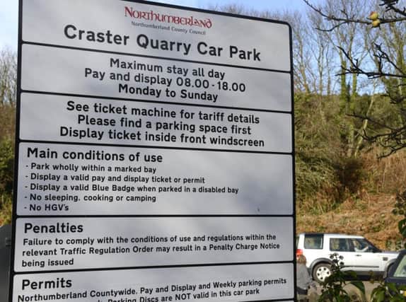 It is proposed to increase parking charges in Craster as well as other car parks on the Northumberland coast.