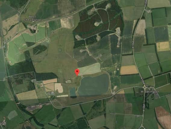 The site near Widdrington, which includes the lake that forms part of the proposals. Picture from Google
