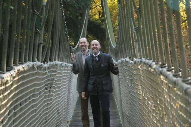 Mark Brassell CEO (The Alnwick Garden) and Matt Thomas MD of Searcys.