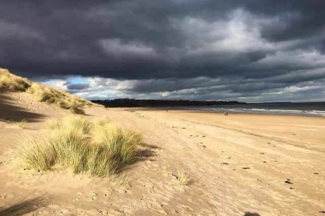 SECOND: Inky skies over Warkworth. A dramatic picture from Phil Frost. 175 Facebook likes