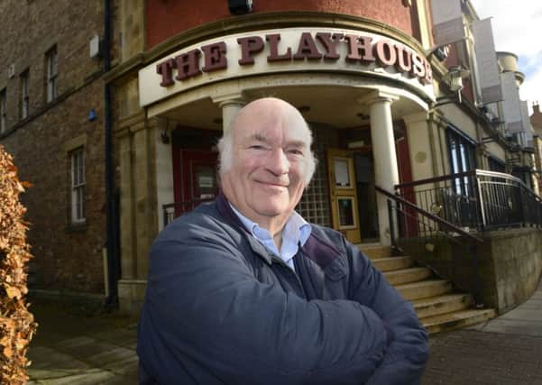 Keith Campbell outside the Playhouse.  Picture by Jane Coltman
