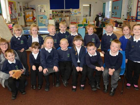 The new pupils at Red Row First School. Pictures by Jane Coltman.