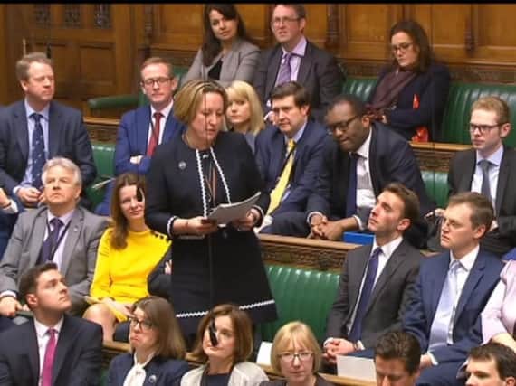 Anne-Marie Trevelyan at Prime Minister's Questions in the House of Commons.
