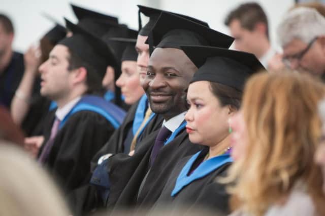 Graduating student at Northumberland College