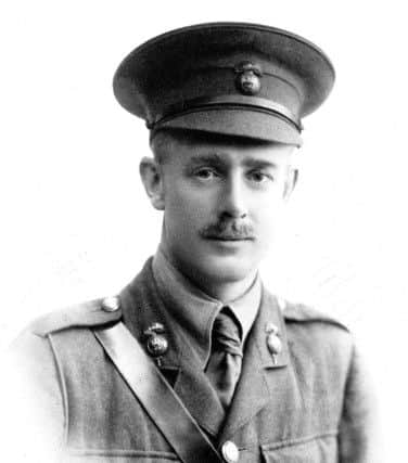 Captain John William Merivale, killed in action on September 15, 1916, while serving with the 1/7th Battalion Northumberland Fusiliers.