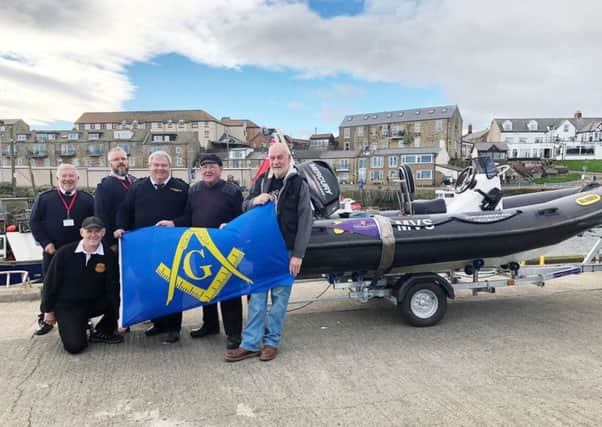 The new Maritime Volunteer Service boat, Northumberland Freemason, at Seahouses. Picture by Tom Stewart